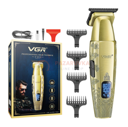 ПРОФЕСИОНАЛЕН ТРИМЕР VGR V-265 SUPER TRIM – TURBO 7000/8000 RPM, DLC + ТИТАН