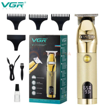 МАШИНКА ЗА ПОДСТРИГВАНЕ (HAIR TRIMMER) VGR V-275 – LCD ДИСПЛЕЙ, 6500 RPM