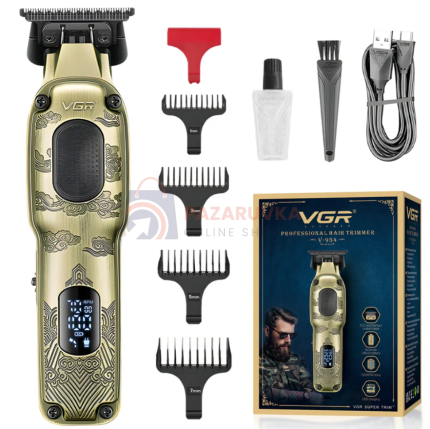 ПРОФЕСИОНАЛЕН ТРИМЕР ЗА КОСА И БРАДА VGR V-954 – С КАБЕЛ И БЕЗЖИЧНО