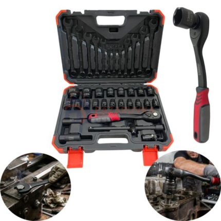 ГЕДОРЕ С УДАРНИ ВЛОЖКИ 37 ЧАСТИ 1/2″ STAHLMAYER