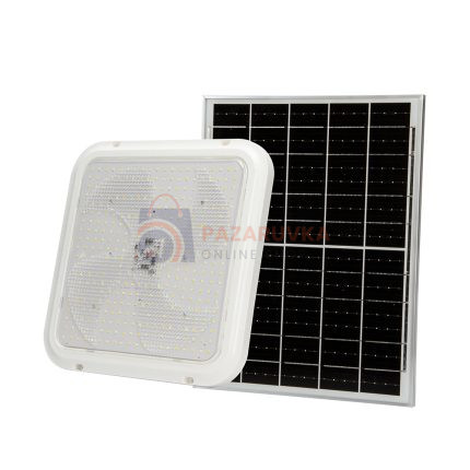 СОЛАРНА LED ТАВАННА ЛАМПА JORTAN 100W С ОТДЕЛЕН ПАНЕЛ