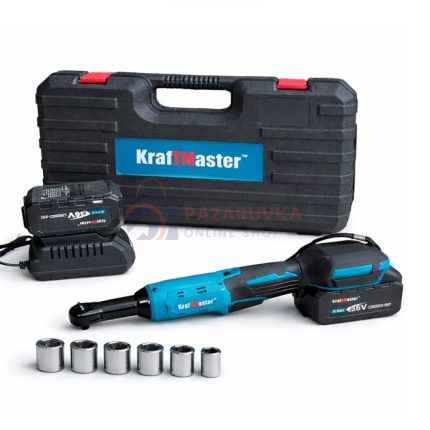 АКУМУЛАТОРНА ТРЕСЧОТКА KRAFTMASTER 36V / 8AH – ПРОФЕСИОНАЛЕН КОМПЛЕКТ