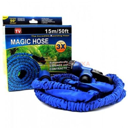 РАЗТЕГАТЕЛЕН ГРАДИНСКИ МАРКУЧ MAGIC HOSE 15 М – КОМПАКТЕН, ЛЕК И УДОБЕН
