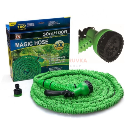 РАЗТЕГАТЕЛЕН ГРАДИНСКИ МАРКУЧ MAGIC HOSE 30 М – ЛЕК, КОМПАКТЕН И УДОБЕН